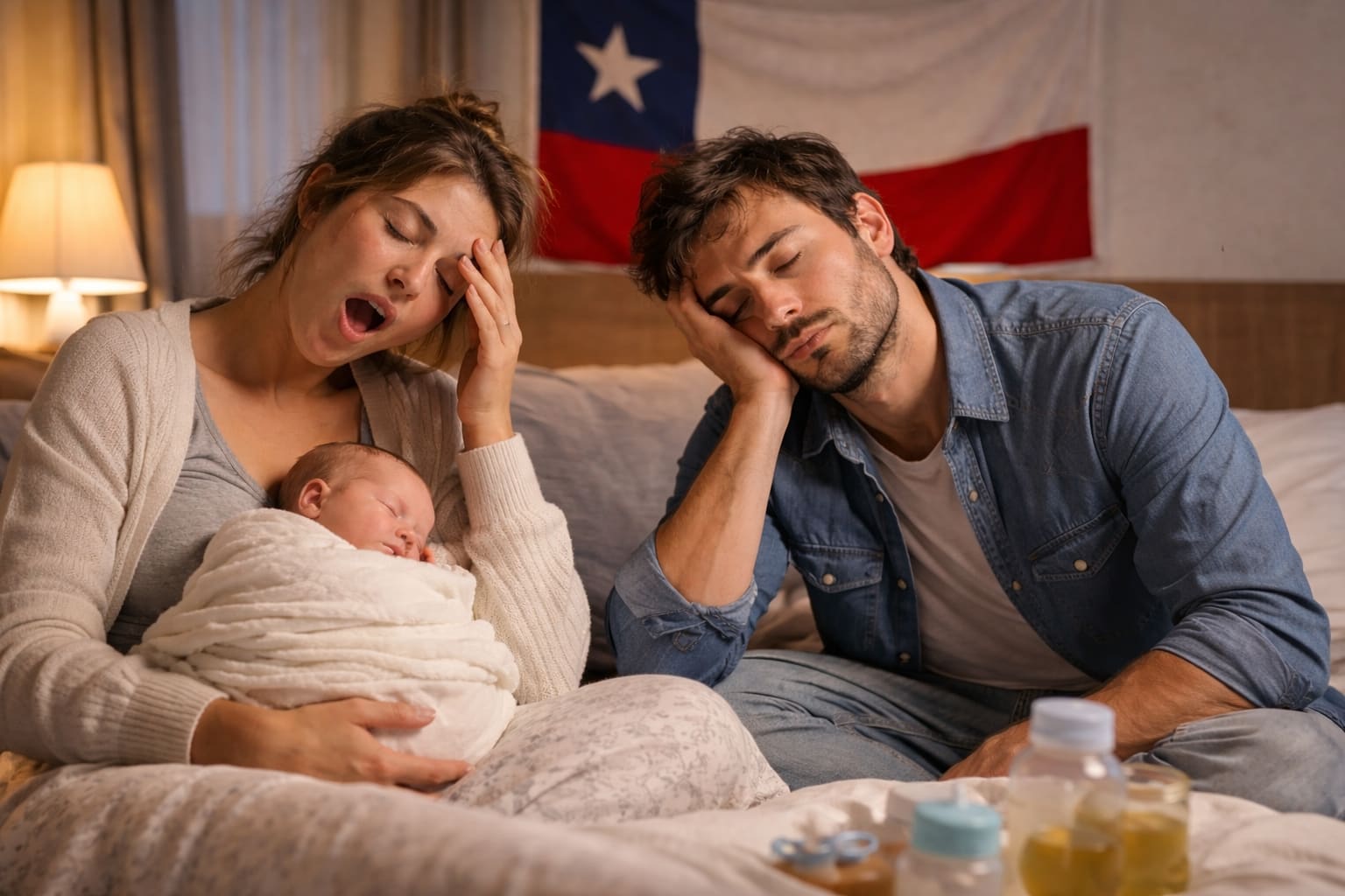 Sueño en los primeros meses: cómo sobrevivir sin volverte loco o loca